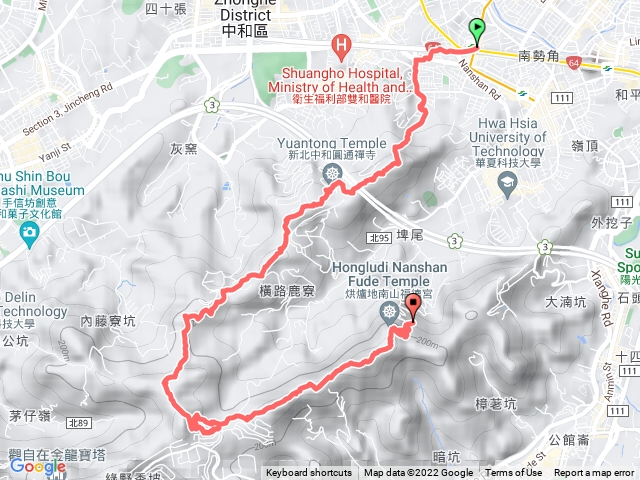 圆通寺至烘爐地