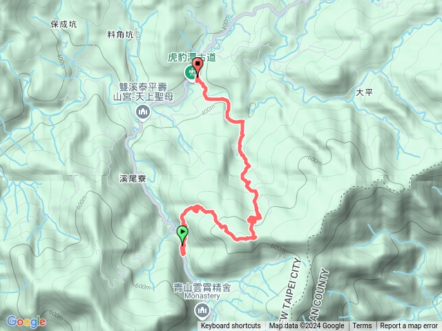 2024-11-15雙溪番仔石崁古道竹子山古道西線新路下虎豹潭預覽圖