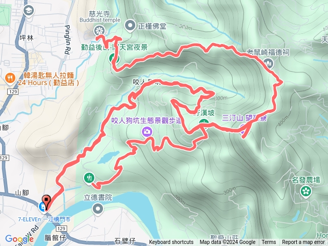 三進三汀山
