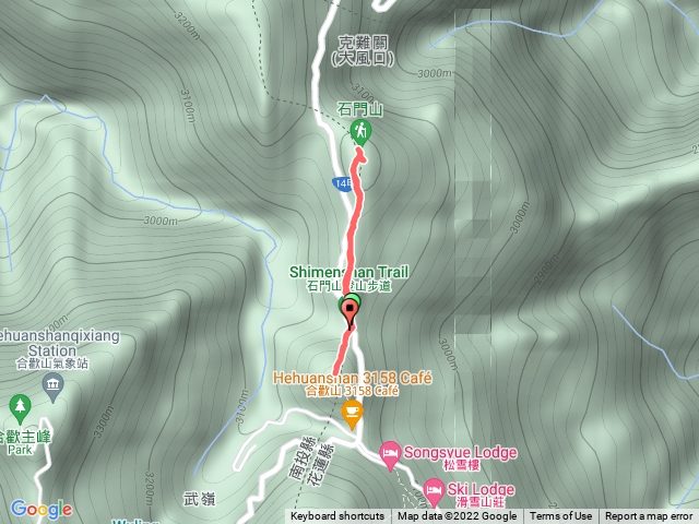 1111115石門山及合歡尖山