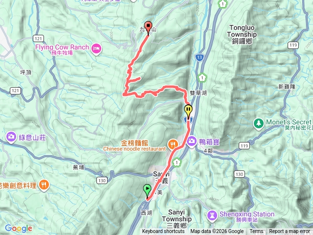 三義-九華山縱走