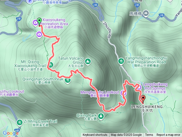 小油坑七星池七星主東冷水坑
