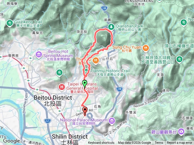 天母水管道，橫嶺古道預覽圖