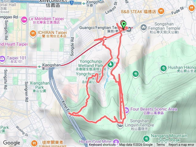 豹山溪步道、獅山峰、象山峰、象山步道預覽圖