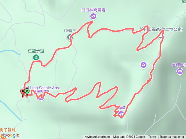 梅峰古道繞伍龍步道