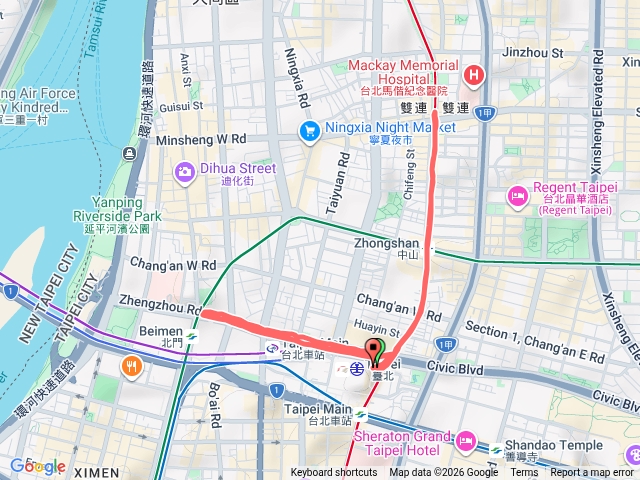 中山地下街與台北地下街