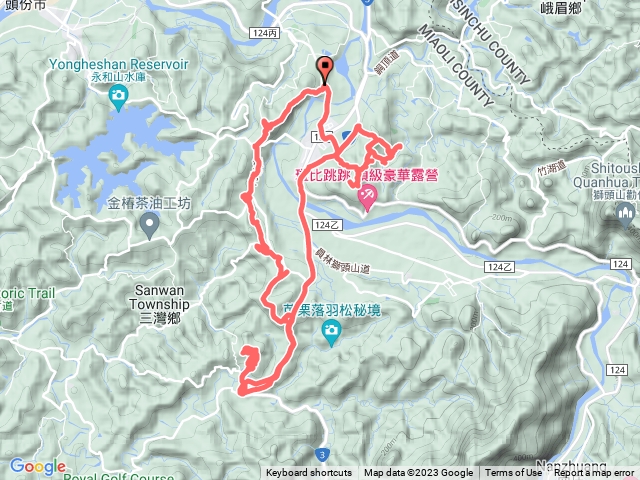 苗栗 龍峎頂➡️三聯埤➡️黃泥崎➡️老銃櫃➡️楓之谷➡️山塘背步道連走/火炎山 下坪林山