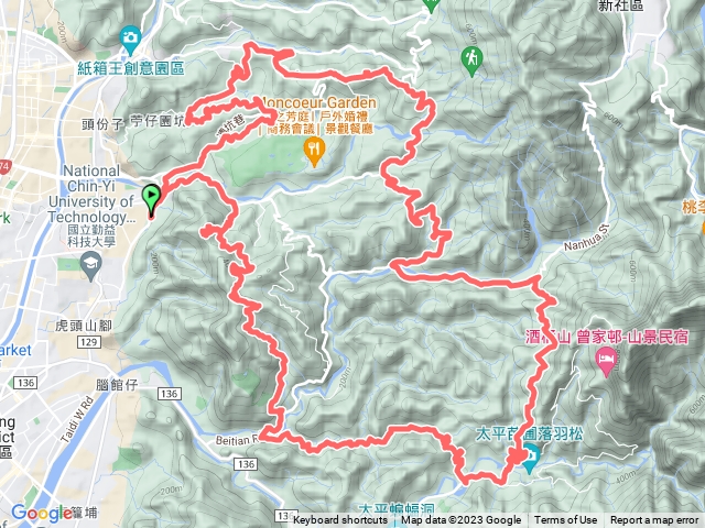 20230114台中太平廍子坑山南峰