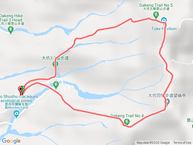 大坑4上3下(600公尺處)