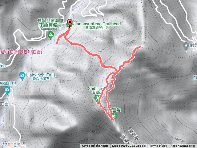 20221218 石壁山、嘉南雲峰