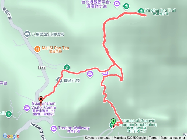 觀音山風櫃斗湖步道含休息