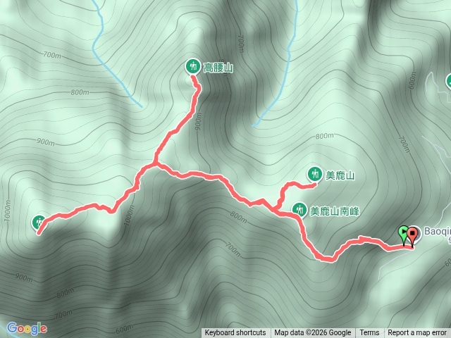 烏來三山（美鹿南峰、美鹿山、高腰山、拔刀爾山）115.5.1