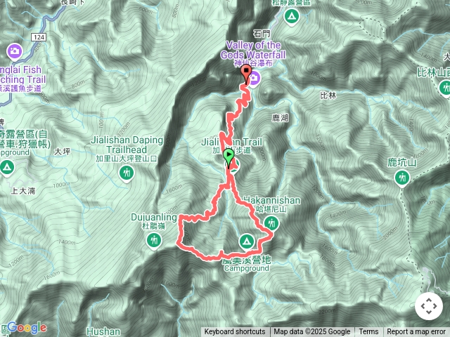 哈加縱走登出忘記按錶