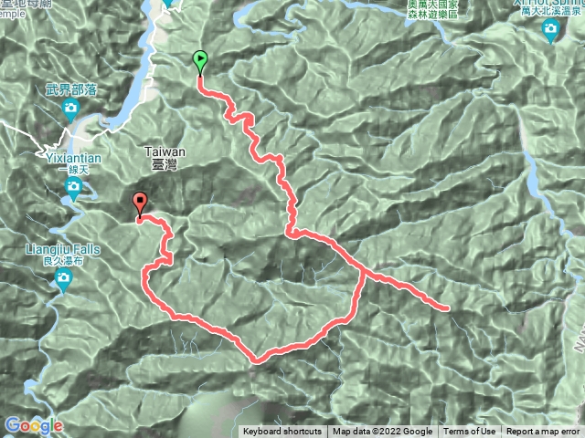 干卓萬下武界(稜線路、不經V段、48K紅磚屋)