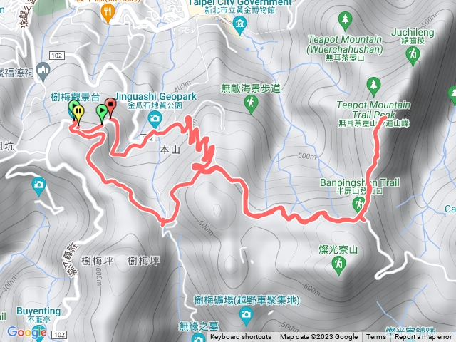 半屏山、燦光寮古道O型