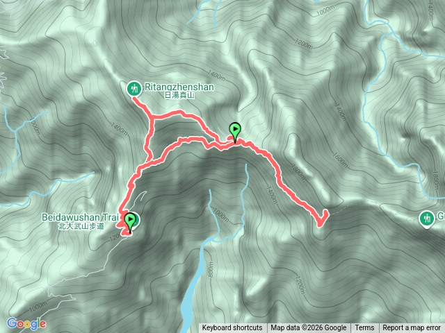 北大武新登口-日湯真山-舊登-西大武山-回新登O型預覽圖