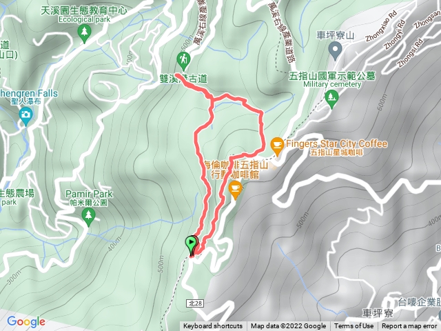 台北市內湖雙溪溝古道O型
