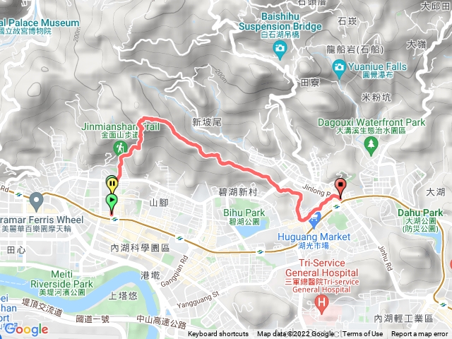 金面山西湖近內湖出