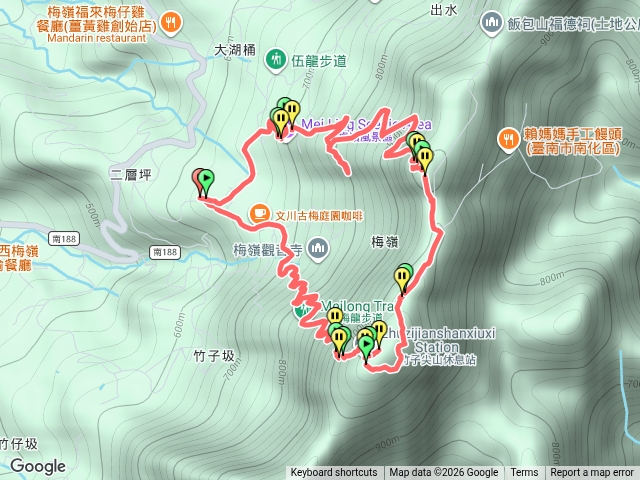 竹子尖山*梅山古道