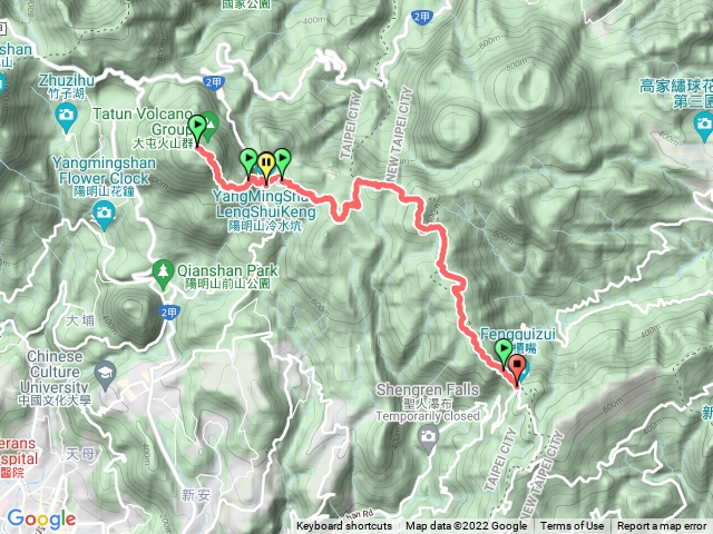 風櫃嘴到七星山主峰