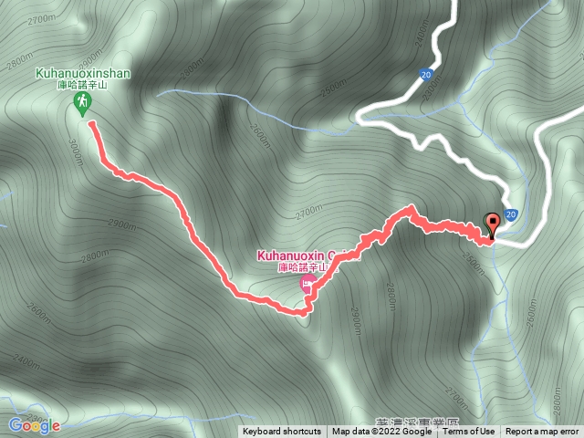 20220626進涇橋上庫哈諾辛山