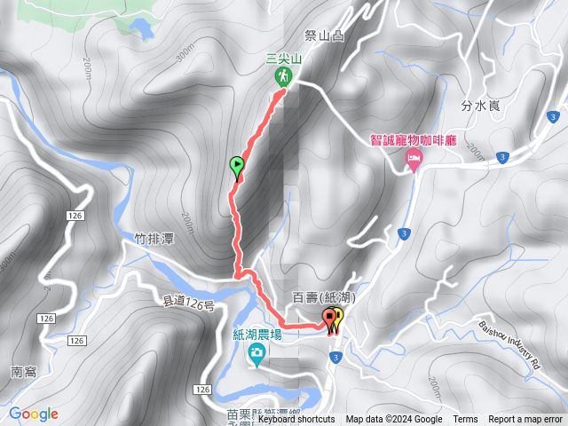 紙湖古道+ 三尖山