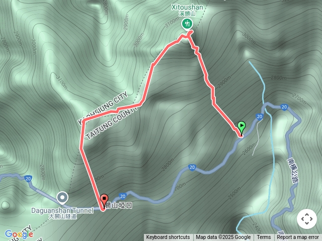 溪頭山縱走關山嶺山預覽圖