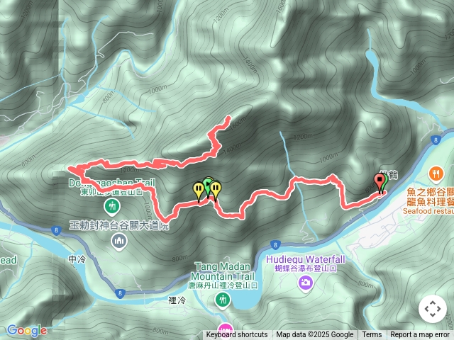 德芙蘭步道東卯山原路來回