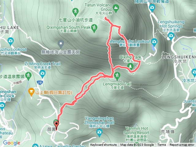 七星山苗圃登山口