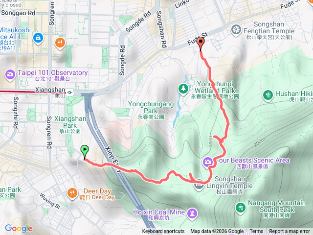 四獸山步道預覽圖