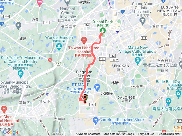 老溪街步道慢跑