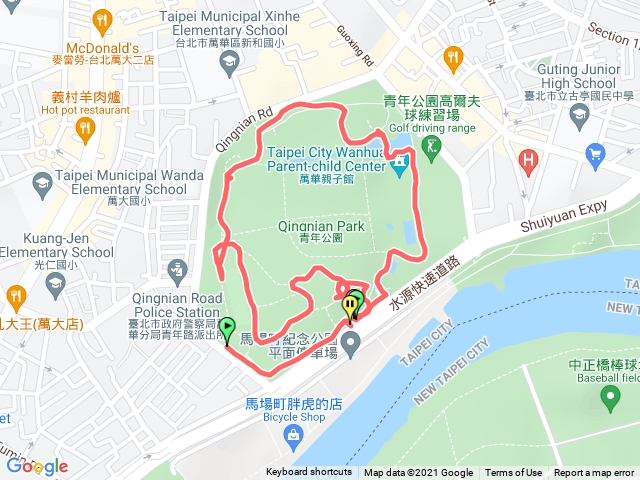 2021.09.10青年公園試用離線地圖