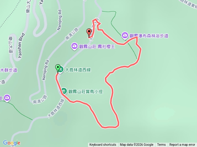 賞鳥步道瀑布步道預覽圖