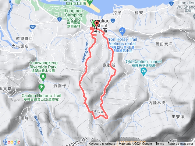 20240304福隆虎子山虎子山古道龜媽坑古道西線中心崙龜媽坑古道東線O型