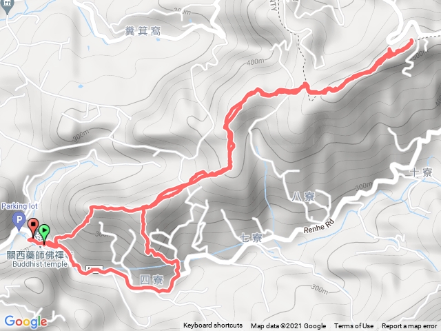 2021-10-01打牛崎步道、老虎山、石人崠、十寮山、東畚箕窩山、大竹坑山