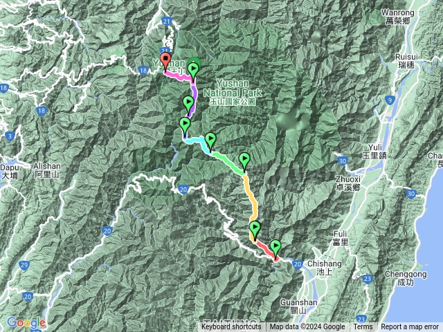 2024-1-18~24 羽美山上布拉克桑山、昭南丸-雲峰-玉穗、安東昆山上東小南山