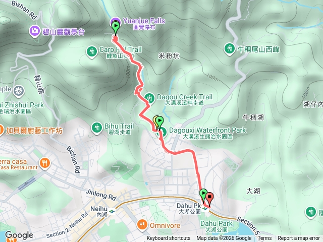 大溝溪治水園區 至 圓覺寺瀑布 午後輕裝健行預覽圖