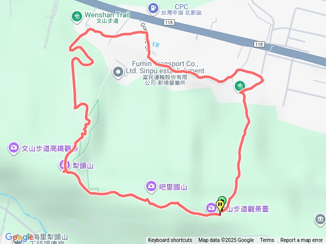 文山步道環線預覽圖