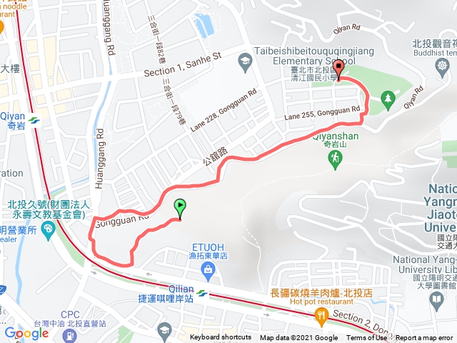 20211016 - 全國登山日奇岩山路線