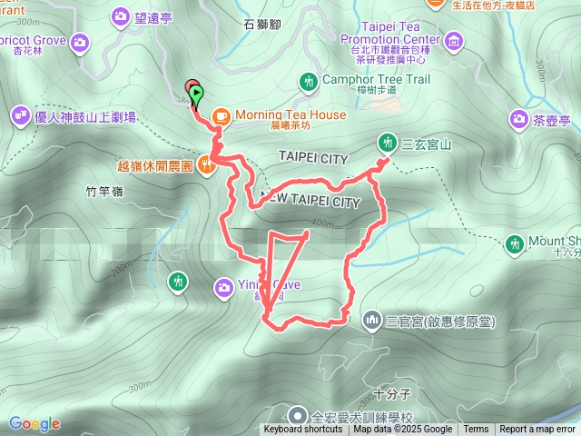 2025/8/16(新北新店）銀河越嶺步道、六分山、三玄宮山、鵝角格
