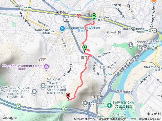 貓咪裝人台北天際線新店出發預覽圖