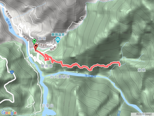 八通關古道雲龍瀑布