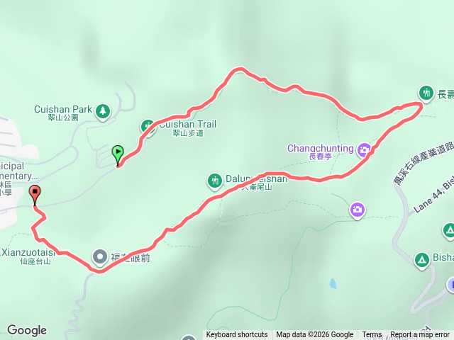 大崙尾山登山步道預覽圖