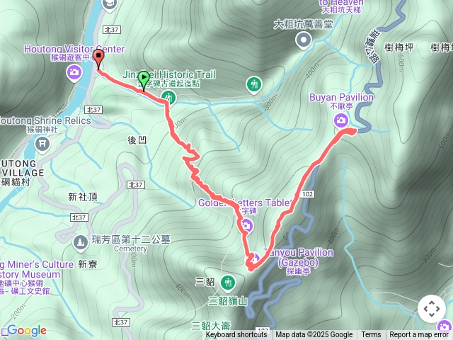 20250601淡蘭古道-金字碑-不厭亭來回縱走