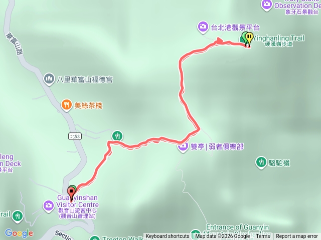 觀音山硬漢嶺步道公子源