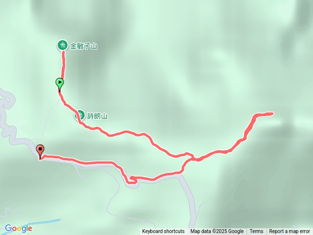 三峽-金敏子山-詩朗山-賽口坑山