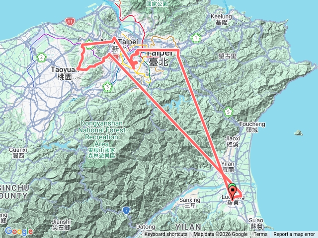 桃园和台北走动亲戚