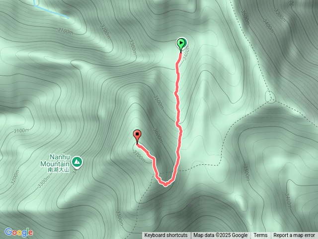 南湖群峰｜南湖圈谷山屋-南湖主峰