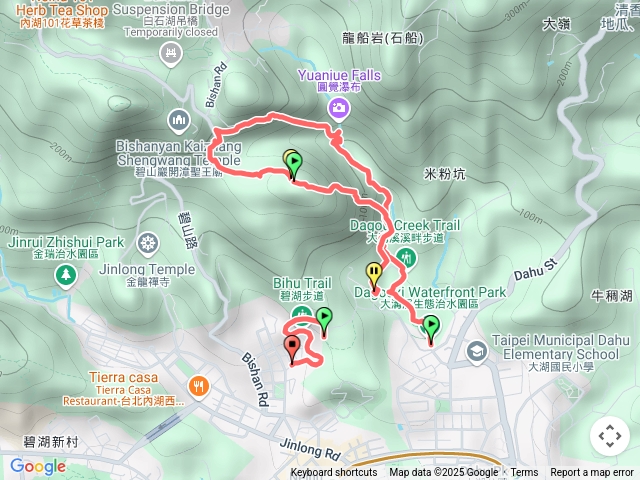 大溝溪圓覺瀑布鯉魚山碧湖步道