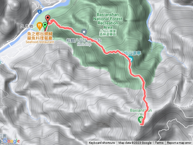 松八登山口